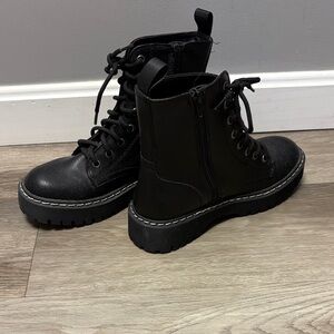Sincerely Jules Jet Black Moto Boots